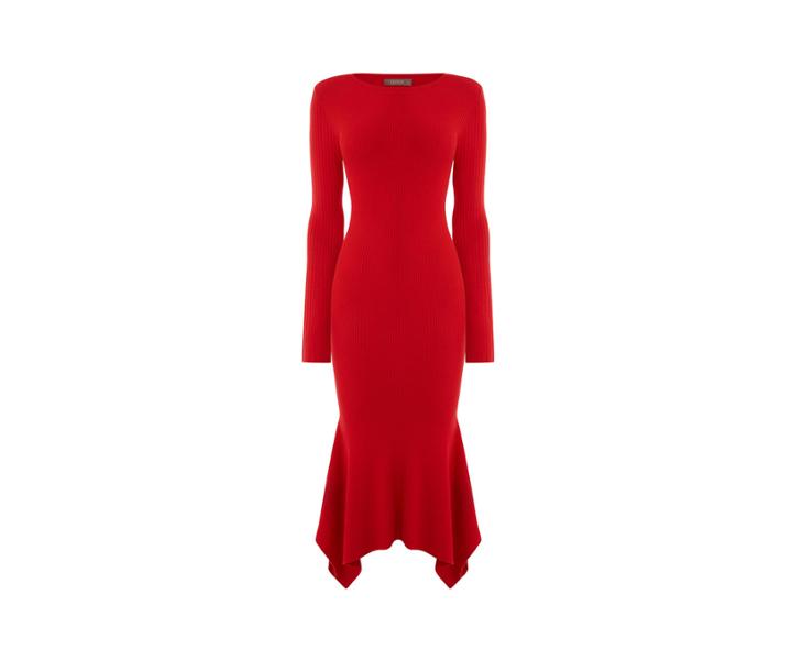 Oasis Hanky Hem Knitted Dress