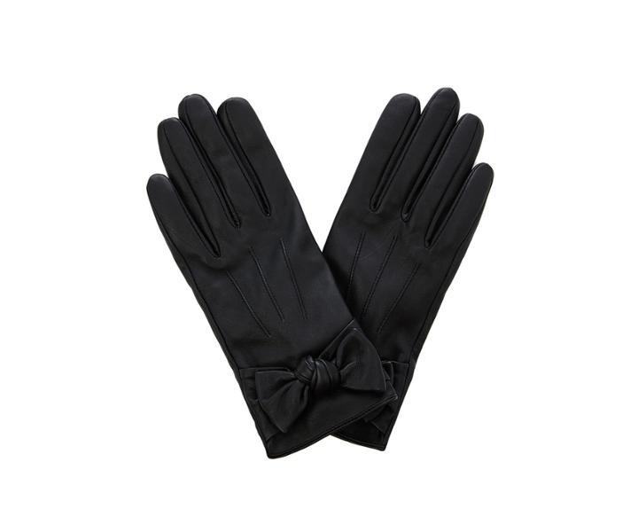 Oasis Leather Bow Glove