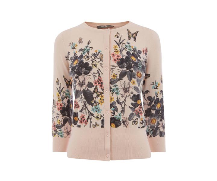 Oasis Shipwrecked Printed Cardi