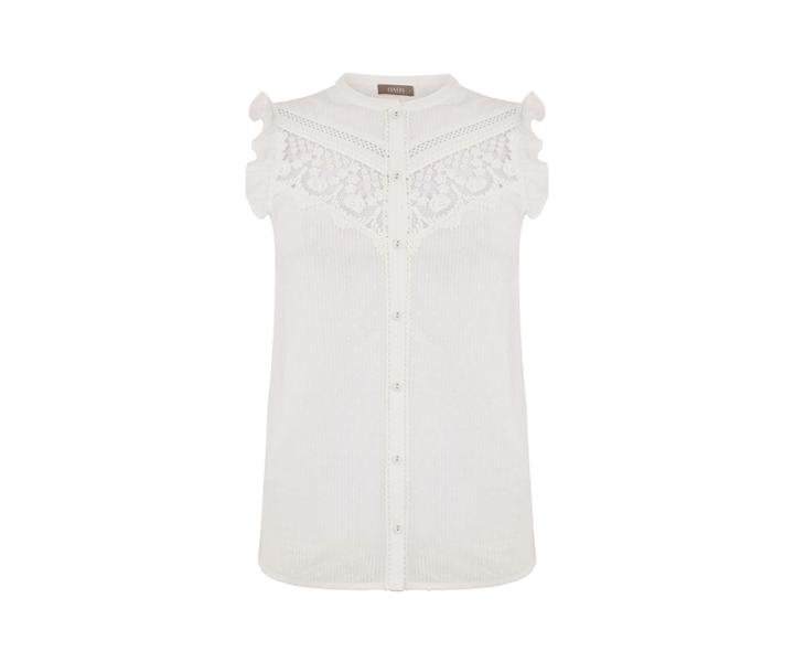 Oasis Broderie Cotton Shirt