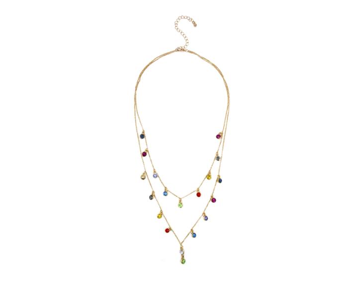 Oasis Rainbow Y Chain Necklace