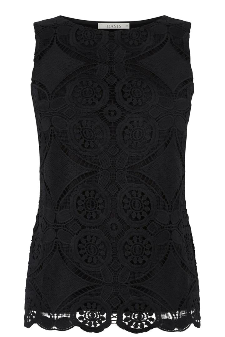 Oasis Deco Lace Shell