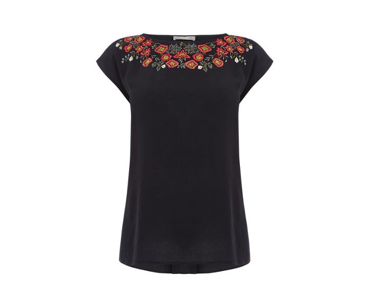 Oasis Rose Embroidered Tee