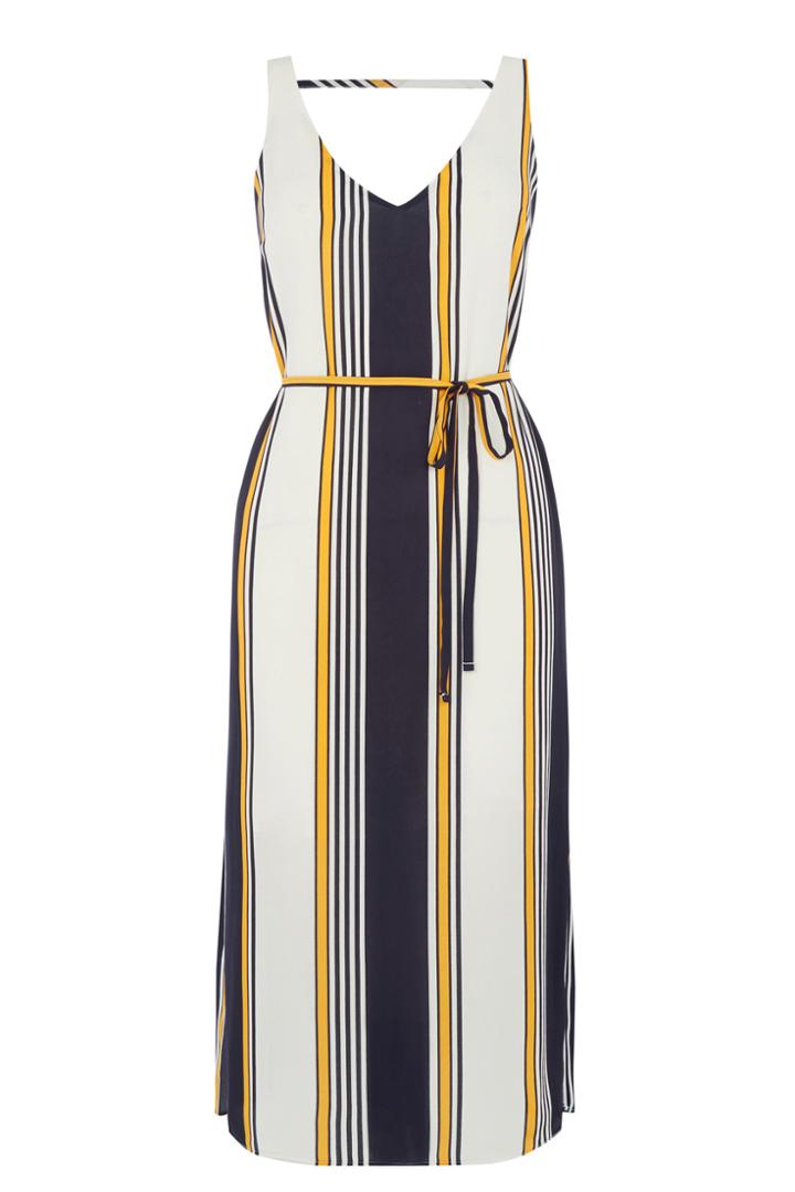 Oasis Stripe Midi Dress