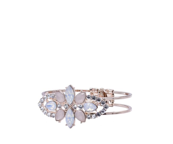 Oasis Hinged Jewelled Bracelet