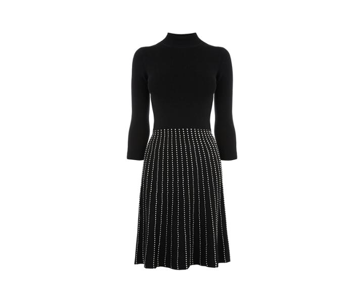 Oasis Dolly Line And Dot Dress