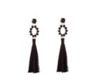 Oasis Beaded Tassel Earrings