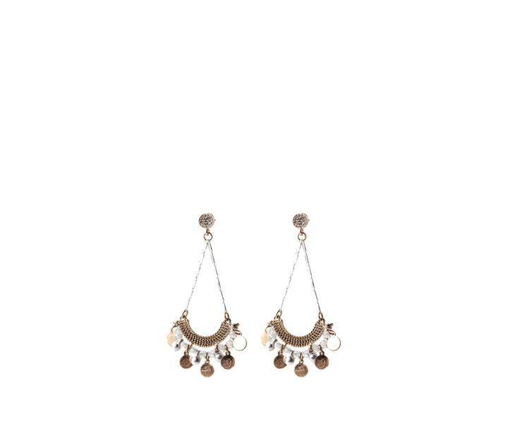 Oasis Disc Drop Earrings