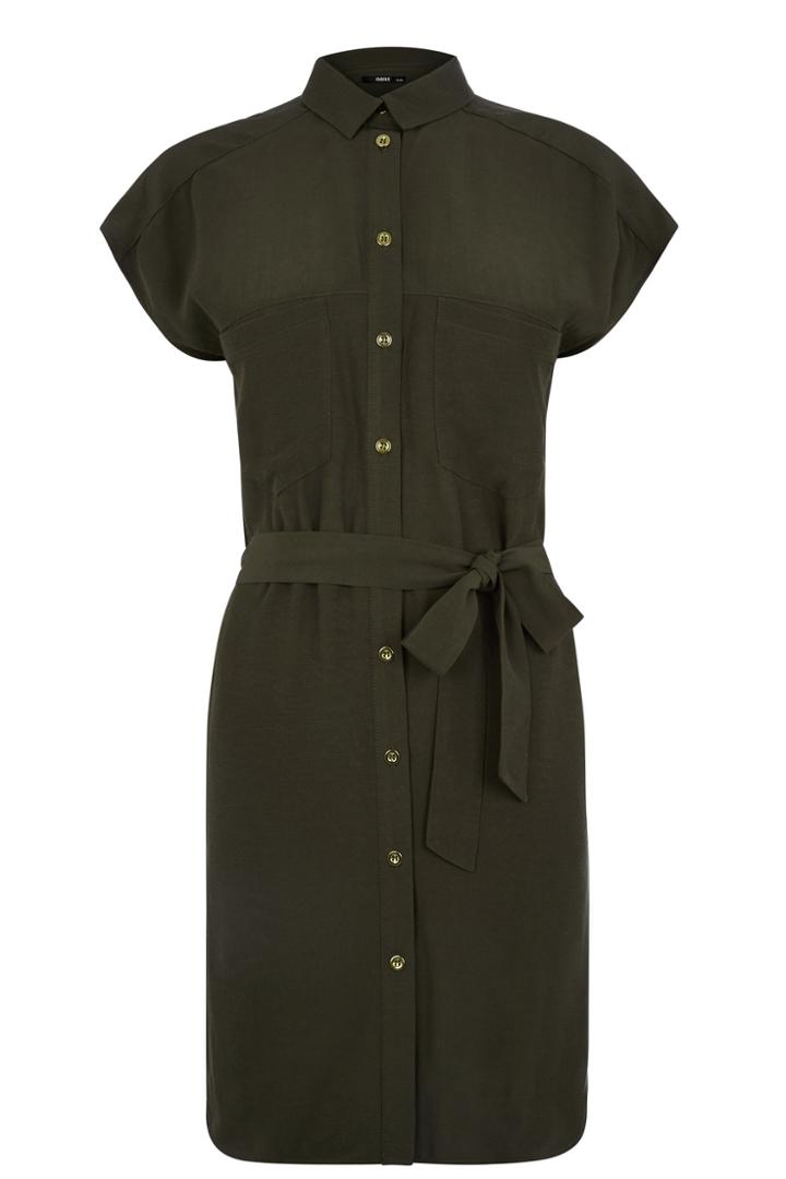 Oasis Belted Shirt Dress