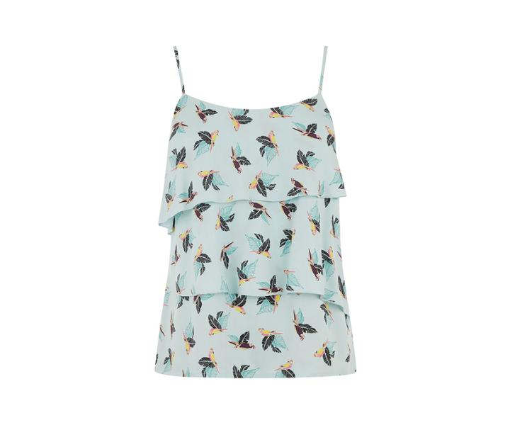 Oasis Parrot Tiered Cami