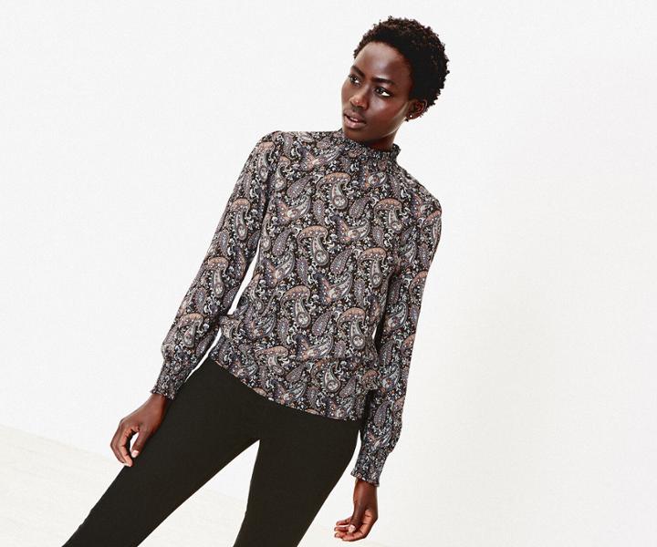 Oasis Paisley Sparkle Top