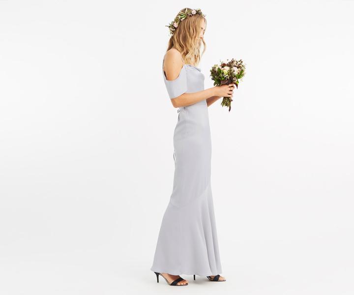 Oasis Cowl Neck Bridesmaid Dress