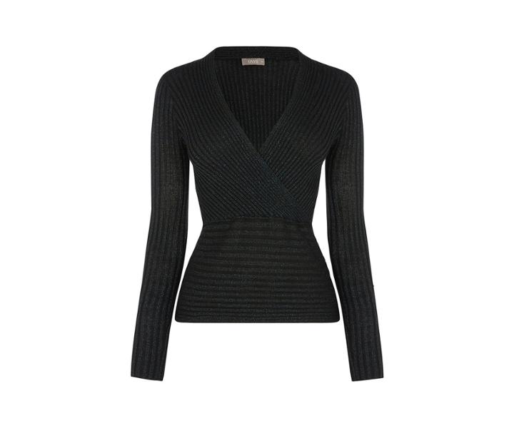 Oasis Mila Wrap Lurex Jumper