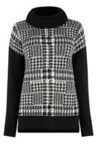Oasis Prince Of Wales Check Jumper