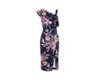 Oasis Floral One Shoulder Dress