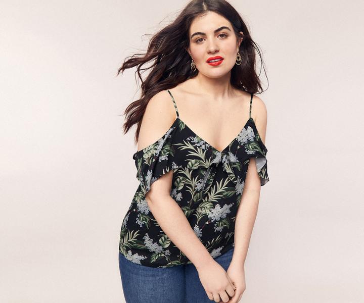 Oasis Curve Delray Tie Front Cami