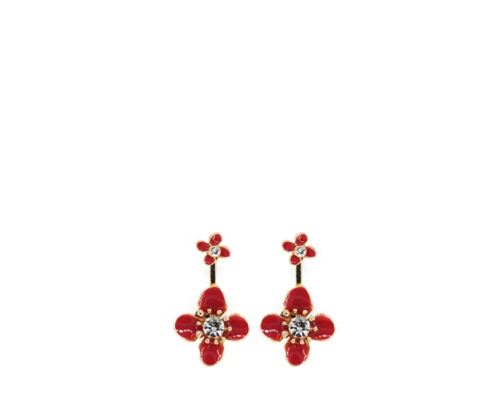 Oasis Enamel Flower Earring