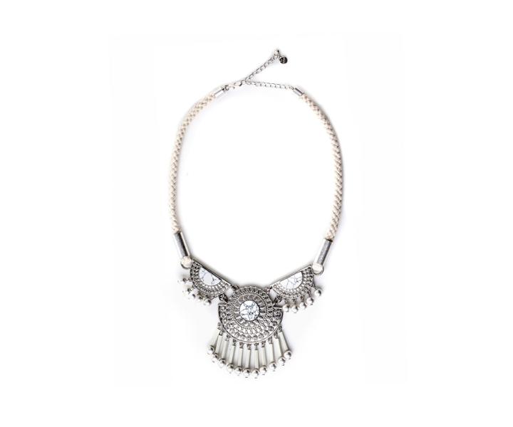 Oasis Marbled Cord Necklace