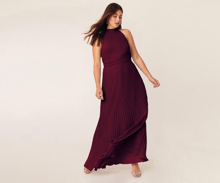 Oasis High Neck Bridesmaid Dress