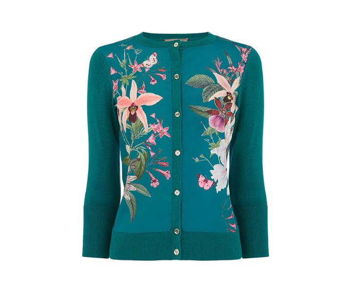 Oasis Woven Front Cardi