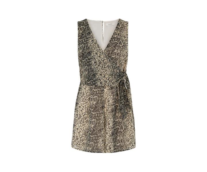Oasis Snake Print Playsuit