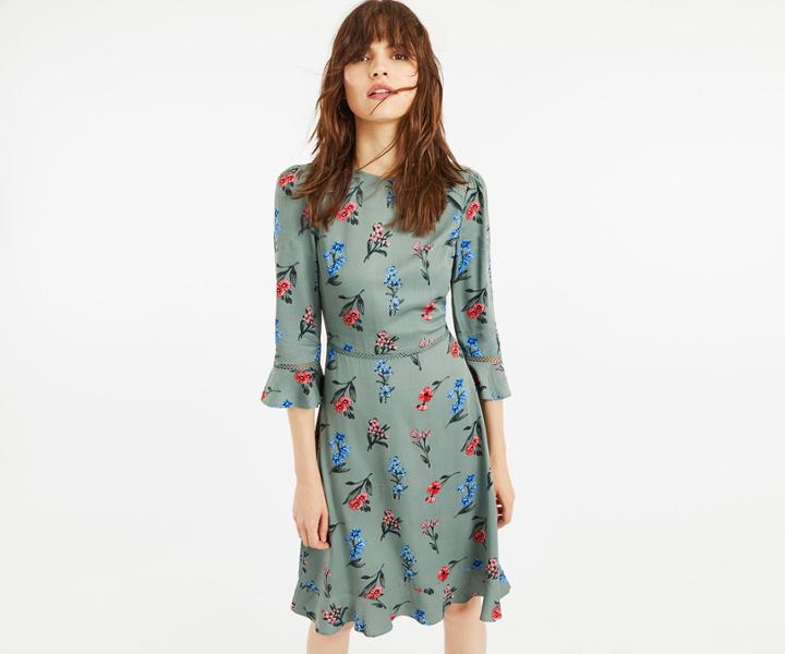 Oasis Floral Skater Dress