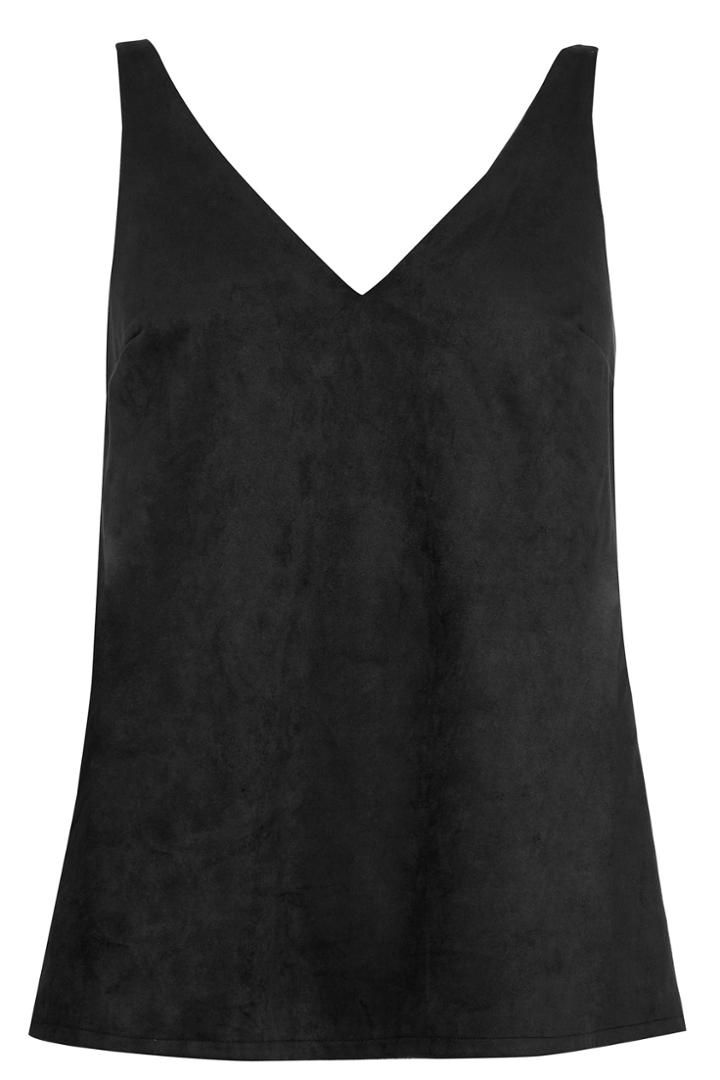 Oasis Suedette V-neck Vest