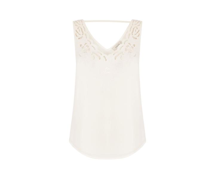 Oasis Scallop Embroidered Vest