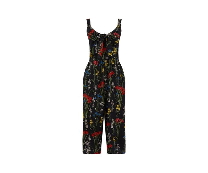Oasis Flora Tie Front Jumpsuit