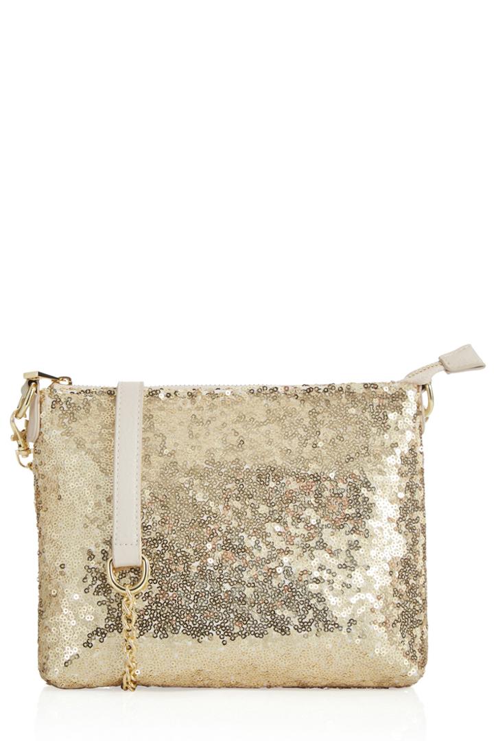 Oasis Summer Sequin Pouch