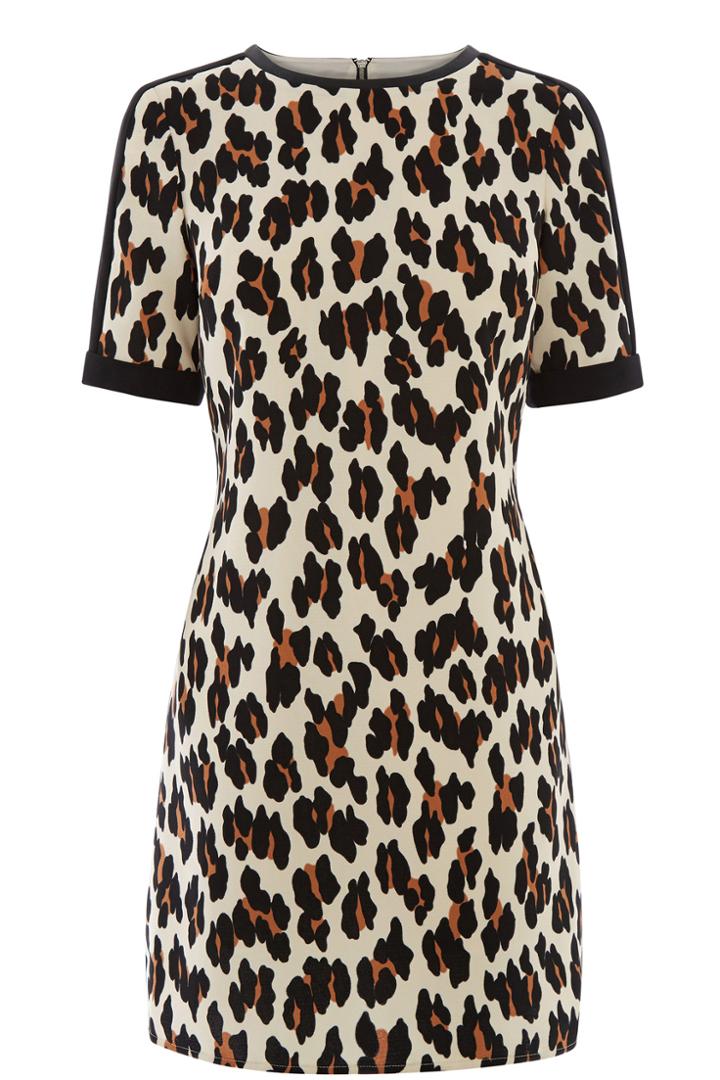 Oasis Lulu Leopard Shift Dress