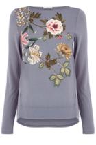 Oasis Embroidered Opium Top