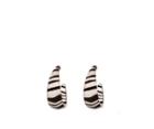 Oasis Zebra Hoop Earrings