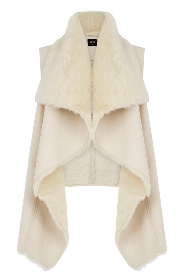 Oasis Faux Shearling Gilet