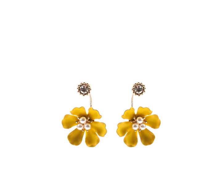 Oasis Yellow Flower Earrings