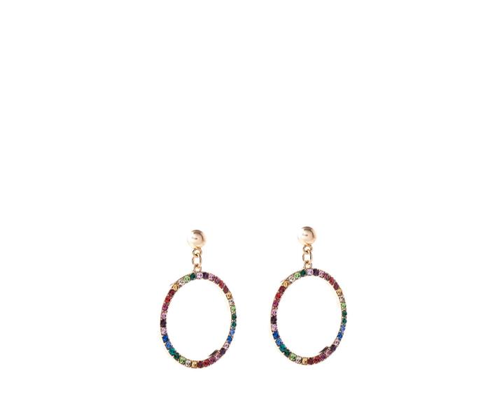 Oasis Diamante Disc Earrings