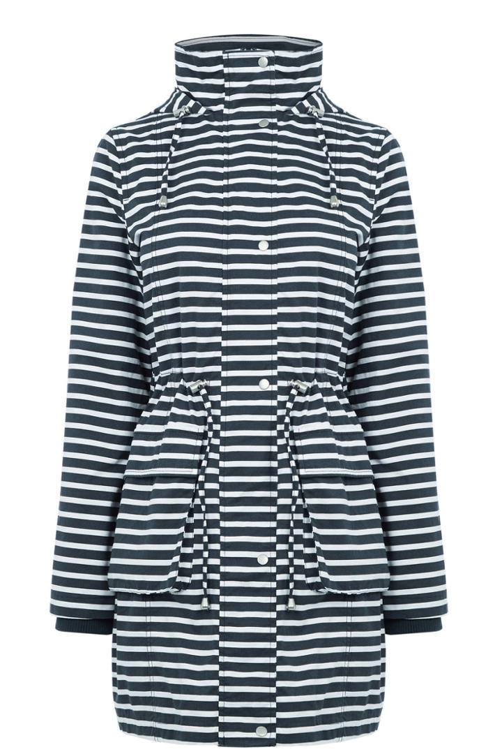 Oasis Demi Stripe Parka