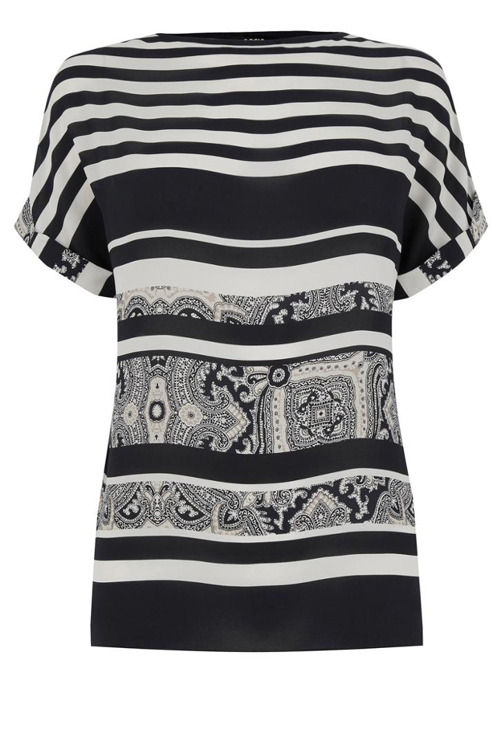 Oasis Stripe Paisley Tee
