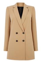 Oasis Db Longline Crepe Jacket