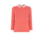 Oasis Margo Heart Collar Jumper