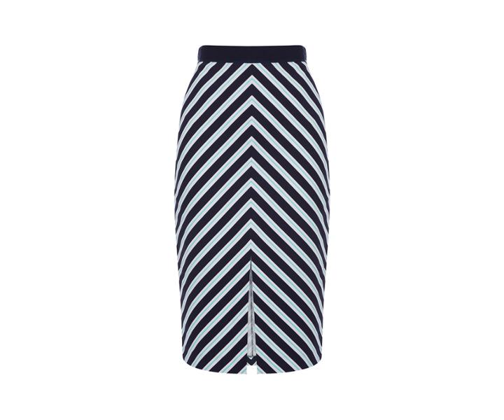 Oasis Stripe Pencil Skirt