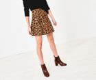 Oasis Kerry Leopard Knit Skirt