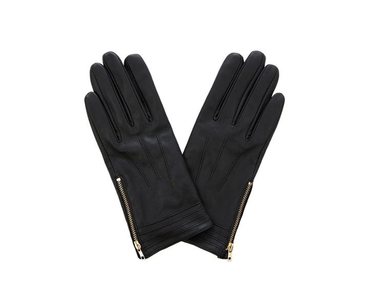 Oasis Leather Side Zip Glove