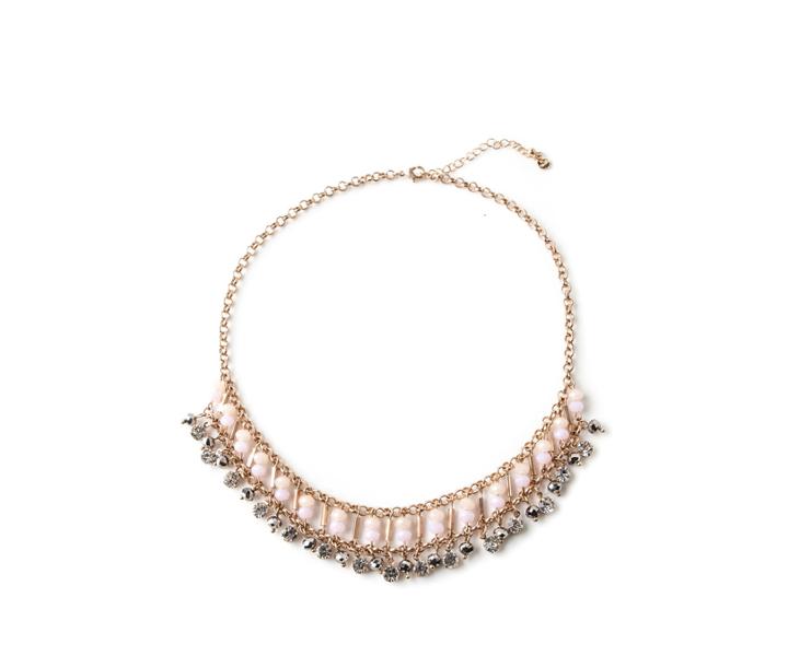 Oasis Blush Beaded Collar