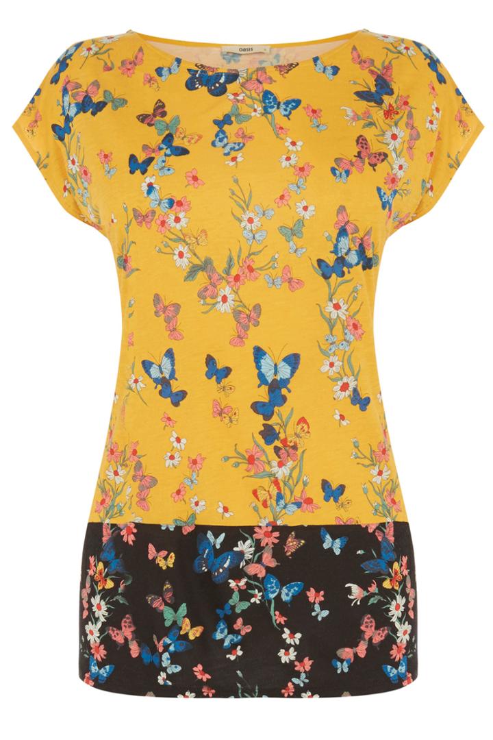 Oasis Butterfly Print Tee
