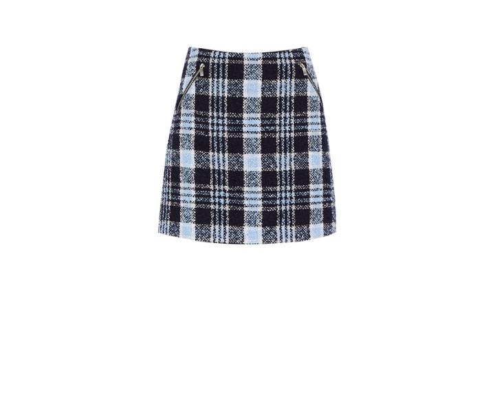 Oasis Boucle Zip Detail Skirt