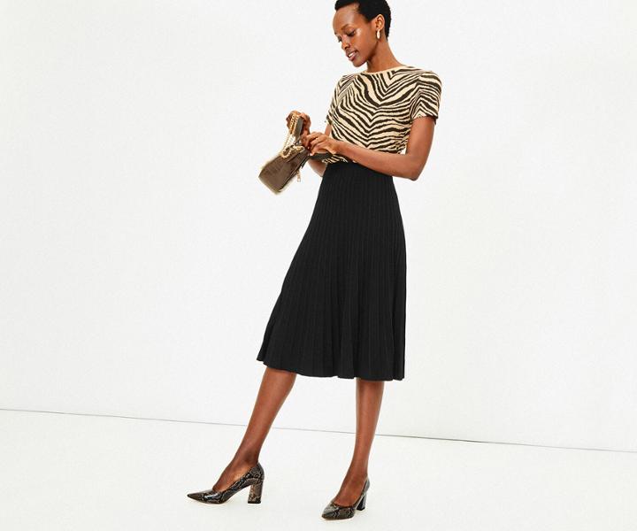 Oasis Altheia Knit Skirt