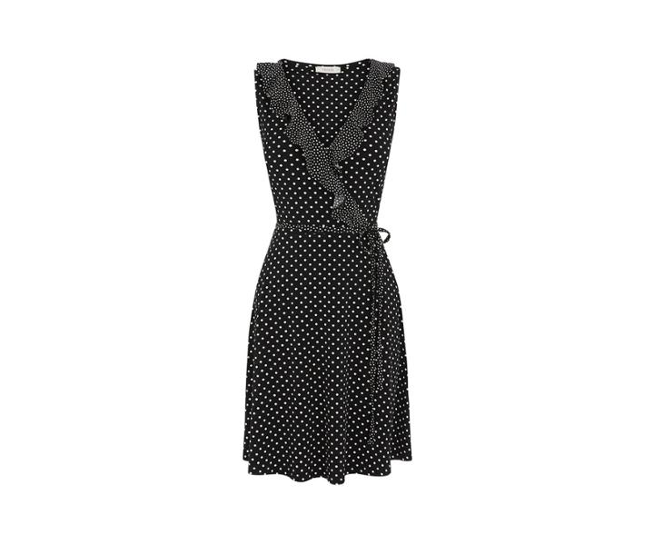 Oasis Mixed Spot Sleeveless Dress