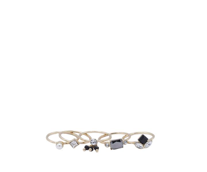 Oasis Monochrome Stacked Ring
