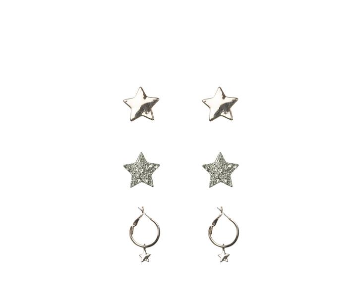 Oasis 3pk Star Earrings